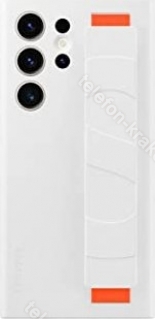 Samsung Silicone Grip etui do Galaxy S23 Ultra biały