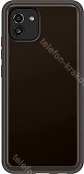 Samsung Soft Clear Cover do Galaxy A03 czarny
