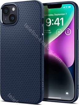 Spigen Liquid Air do Apple iPhone 14 Plus Navy Blue