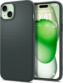 Spigen Liquid Air do Apple iPhone 15 Abyss Green