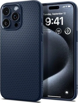 Spigen Liquid Air do Apple iPhone 15 Pro Max Navy Blue
