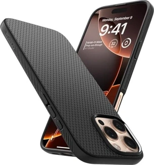 Spigen Liquid Air do Apple iPhone 16 Pro Max mata Black