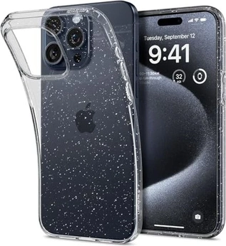 Spigen Liquid Crystal brokat do Apple iPhone 15 Pro Crystal Quartz