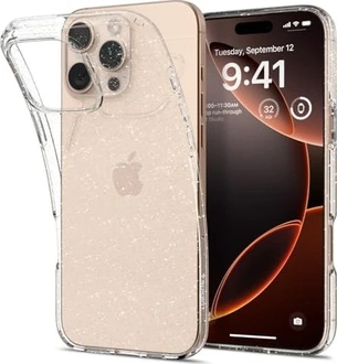 Spigen Liquid Crystal brokat do Apple iPhone 16 Pro Crystal Quartz