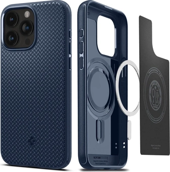 Spigen Mag Armor (MagFit) do Apple iPhone 15 Pro Max Navy Blue