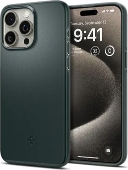 Spigen Thin Fit do Apple iPhone 15 Pro Max Metal Slate