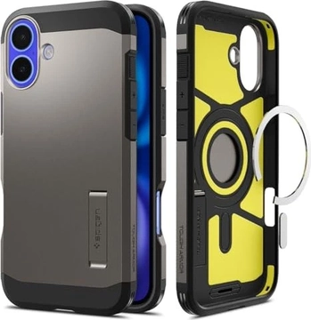 Spigen Tough Armor AI (MagFit) do Apple iPhone 16 Gunmetal