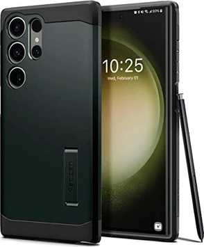 Spigen Tough Armor do Samsung Galaxy S23 Ultra Abyss Green
