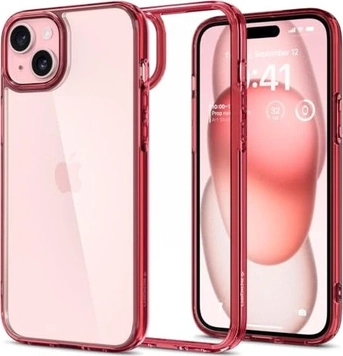 Spigen Ultra hybryda do Apple iPhone 15 Plus Red Crystal