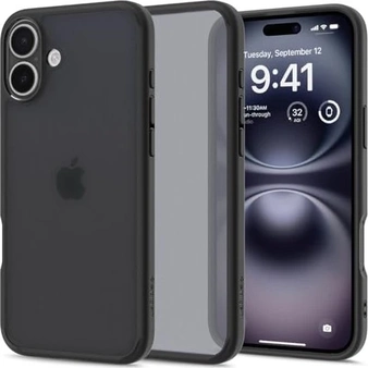 Spigen Ultra hybryda do Apple iPhone 16 mróz Black