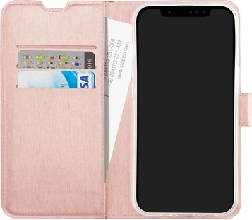 Vivanco Classic Wallet do Apple iPhone 13 Pro Max złoty róż