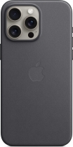 Apple Feingewebe etui z MagSafe do iPhone 15 Pro Max czarny