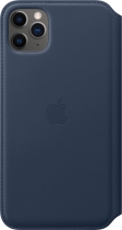 Apple Skórzane etui folio do iPhone'a 11 Pro Max otchłanny błękit