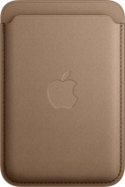 Apple iPhone Feingewebe Wallet z MagSafe Taupe