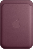 Apple iPhone Feingewebe Wallet z MagSafe Mulberry