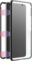 Black Rock 360° Glass etui do Samsung Galaxy A53 5G przeźroczysty/czarny
