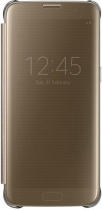 Samsung Clear View Cover do Galaxy S7 Edge złoty