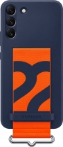 Samsung Silicone Cover with smycz do Galaxy S22+ Navy