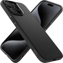 Spigen Liquid Air do Apple iPhone 15 Pro Max mata Black