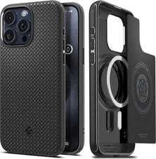 Spigen Mag Armor (MagFit) do Apple iPhone 15 Pro mata Black