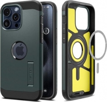 Spigen Tough Armor MagFit do Apple iPhone 15 Pro Max Abyss Green