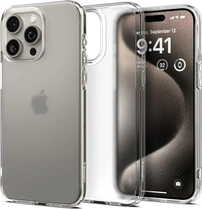 Spigen Ultra hybryda mata do Apple iPhone 15 Pro mróz Clear