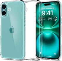 Spigen Ultra hybryda do Apple iPhone 16 Crystal Clear