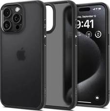 Spigen Ultra hybryda mata do Apple iPhone 15 Pro Max mróz Black