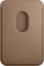 Apple iPhone Feingewebe Wallet z MagSafe Taupe