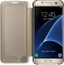 Samsung Clear View Cover do Galaxy S7 Edge złoty