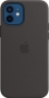 Apple Silikonowe etui z MagSafe do iPhone'a 12 / 12 Pro czarne