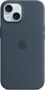 Apple futerał silikonowy z MagSafe do iPhone 15 sturmblau
