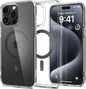 Spigen Ultra hybryda (MagFit) do Apple iPhone 15 Pro carbon Fiber