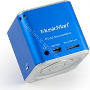 Technaxx mini MusicMan Wireless Soundstation BT-X2 niebieski
