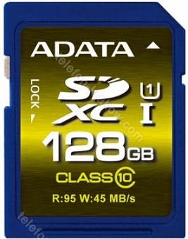 ADATA Premier Pro R95/W45 SDXC 128GB, UHS-I U1, Class 10