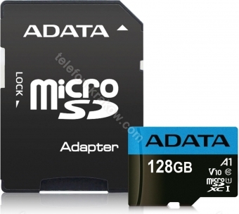 ADATA Premier R100/W25 microSDXC 128GB Kit, UHS-I U1, A1, Class 10