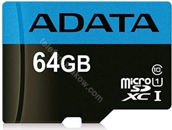 ADATA Premier R85/W25 microSDXC 64GB Kit, UHS-I U1, Class 10