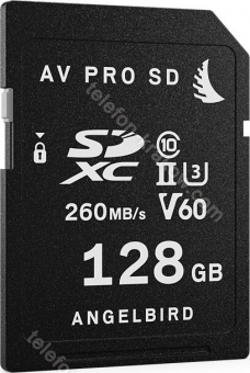Angelbird AV PRO SD MK2 V60 R260/W140 SDXC 128GB, UHS-II U3, Class 10