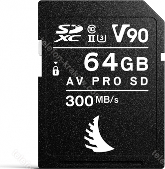 Angelbird AV PRO SD MK2 V90 R300/W280 SDXC 64GB, UHS-II U3, Class 10