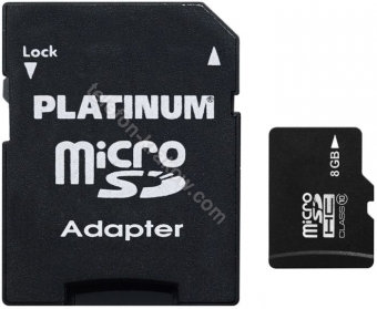 BestMedia Platinum R20 microSDHC 8GB Kit, Class 10