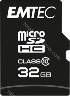 Emtec Classic R20/W12 microSDHC 32GB Kit, Class 10