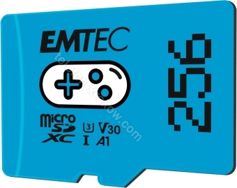Emtec GAMING R100/W50 microSDXC 256GB, UHS-I U3, A1, Class 10