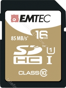 Emtec Gold+ R85/W21 SDHC 16GB, UHS-I U1, Class 10