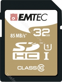 Emtec Gold+ R85/W21 SDHC 32GB, UHS-I U1, Class 10