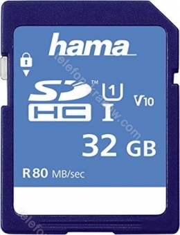 Hama HighSpeed R80 SDHC 32GB, UHS-I, Class 10