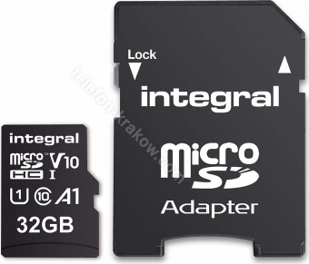 Integral High Speed R100 microSDHC 32GB Kit, UHS-I U1, A1, Class 10
