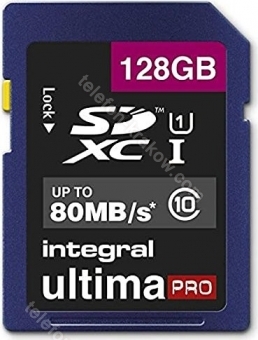 Integral ultima PRO R80 SDXC 128GB, UHS-I U1, Class 10