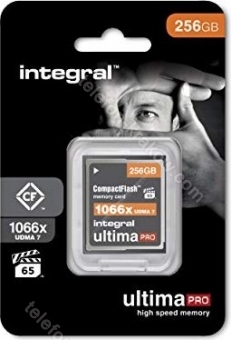 Integral ultima PRO UDMA7 1066x R160/W135 CompactFlash Card 256GB