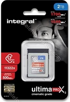 Integral ultima PRO X2 Cinematic R1700/W1540 CFexpress Type B 2TB