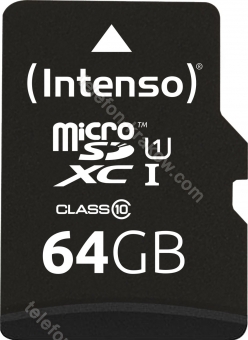 Intenso Premium R45 microSDXC 64GB Kit, UHS-I U1, Class 10